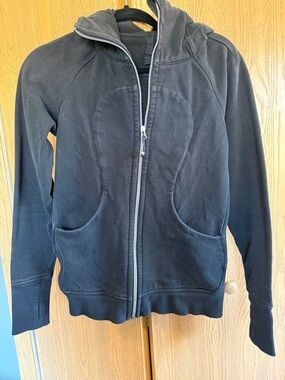 Lulu black scuba jacket